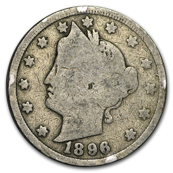 1896 Liberty Head V Nickel Good 1896 Liberty Head V Nickel Good